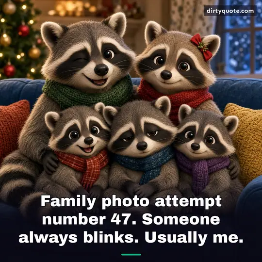 Family photo attempt number 47. Someone always blinks. Usually me.