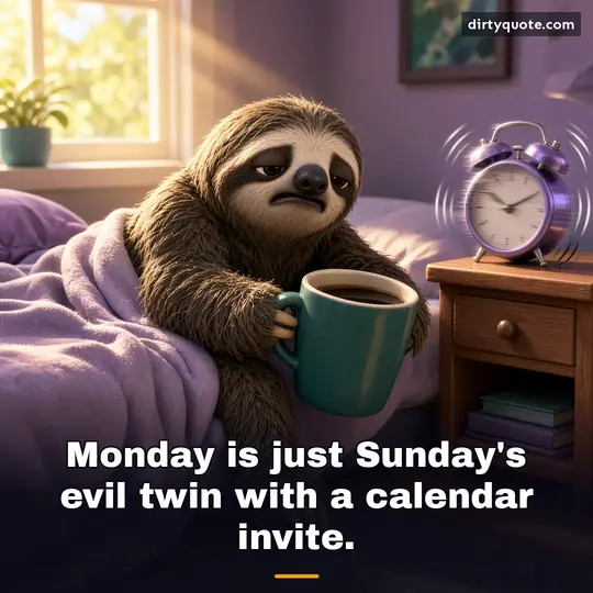 Monday is just Sunday's evil twin with a calendar invite.