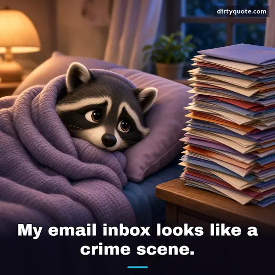 My email inbox looks like a crime scene.