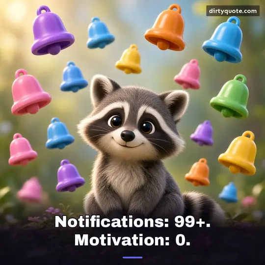Notifications: 99+. Motivation: 0.