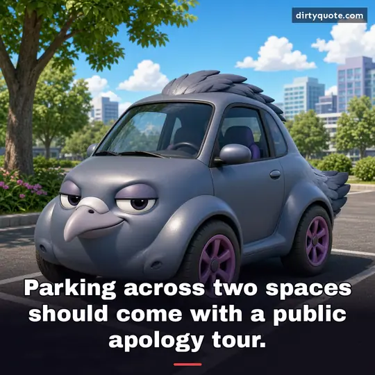 Parking across two spaces should come with a public apology tour.