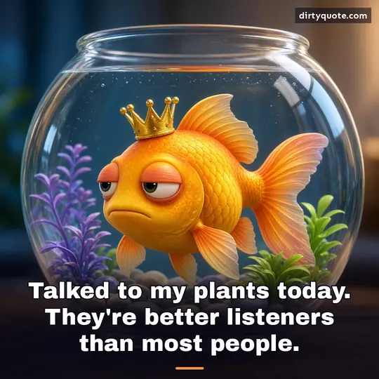 Talked to my plants today. They're better listeners than most people.