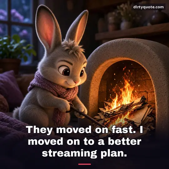 They moved on fast. I moved on to a better streaming plan.