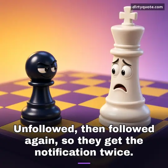 Unfollowed, then followed again, so they get the notification twice.